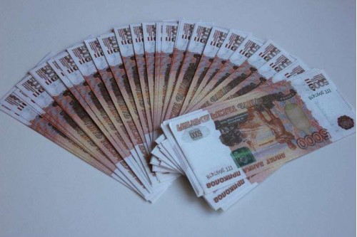 Деньги сувенирные 5000 рублей, 100 шт