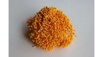 Тычинки оранжевые 3мм, 320 нитей