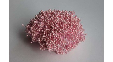 Тычинки розовые 3мм, 320 нитей