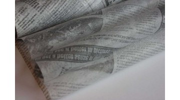 Фетр с рисунком Газета 50см, метр