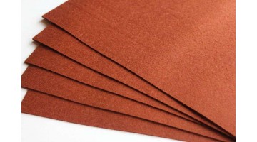 Фетр жёсткий коричневый 1мм, 41*49см, лист