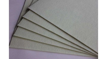 Фетр жёсткий кремовый 3мм, 49*49см, лист