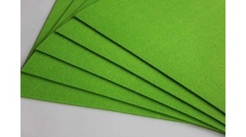 Фетр жёсткий салатовый 3мм, 49*49см, лист