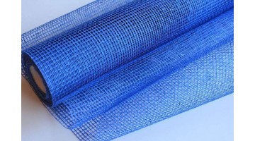 Сетка натуральная мелкая ячейка синяя 53см, метр
