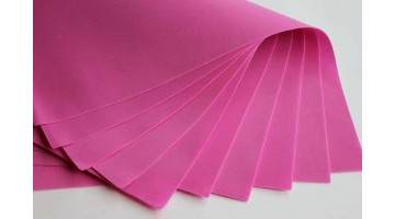 Фоамиран EVA ярко-розовый 1мм, 50*50см, лист