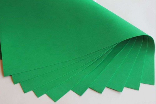 Фоамиран EVA зелёный 1мм, 50*50см, лист