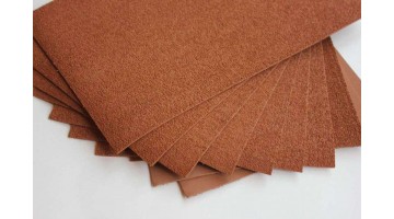 Махровый фоамиран коричневый 2мм, 20*30см, лист