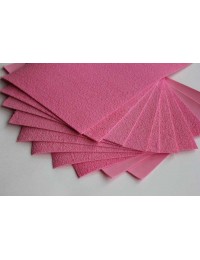 Махровый фоамиран розовый 2мм, 20*30см, лист