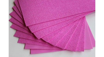 Махровый фоамиран малиновый 2мм, 20*30см, лист