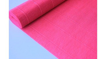 Гофрированная бумага 551 ярко-розовая, рулон