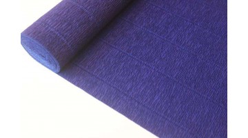 Гофрированная бумага 555 тёмно-синяя, рулон