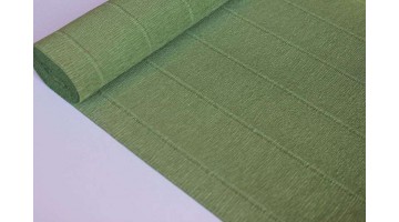 Гофрированная бумага 562 фисташковая, рулон