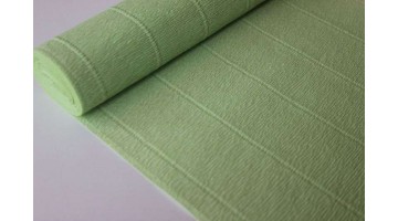 Гофрированная бумага 566 светло-салатовая, рулон