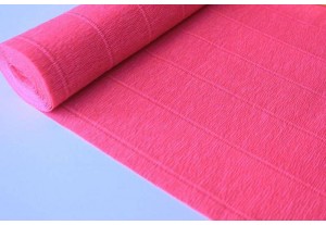 Гофрированная бумага 571 розово-персиковая, рулон