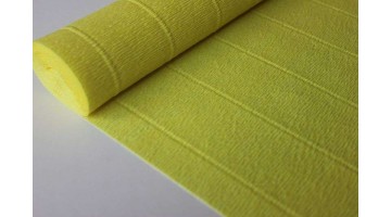 Гофрированная бумага 574 жёлтая, рулон