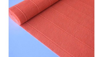 Гофрированная бумага 581 оранжевая, рулон