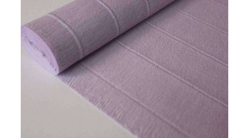 Гофрированная бумага 592 светло-сиреневая, рулон