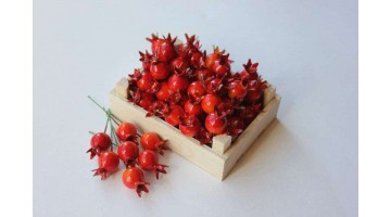 Шиповник красно-желтый на проволоке 13-15мм, шт