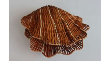 Кашпо Ракушка (в раскытом виде) 2 38/21 H 9, шт