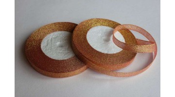 Парча светло-розовая с золотом, 10мм*23м