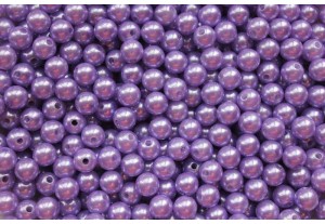 Бусины под жемчуг фиолетовые 10мм, (110 шт ), 50 г