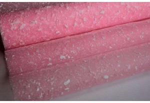 Сетка Снег светло-розовая 52см, 4,5метра