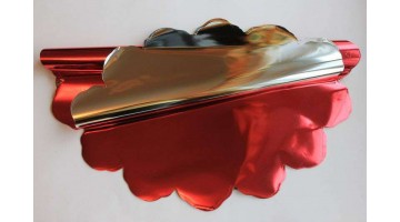 Салфетка металл PL круглая d60см красная, шт