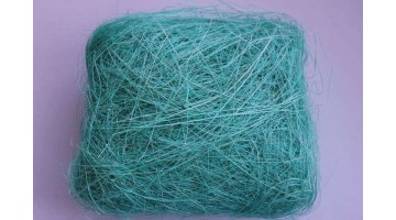 Сизалевое волокно бирюзовое, 40 г