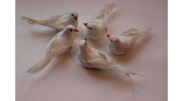 Голубь 13*5*5см прищепка, шт