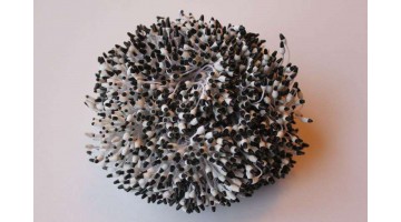 Тычинки чёрно-белые 3мм, 320 нитей