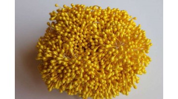 Тычинки жёлтые 3мм, 320 нитей