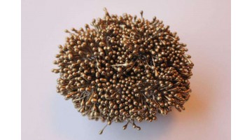 Тычинки золото 3мм, 320 нитей