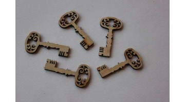 Заготовка из фанеры Ключик ажурный 5см, шт