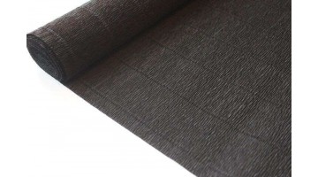 Гофрированная бумага 602 чёрная, рулон