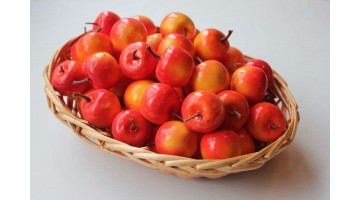 Яблоки красно-жёлтые 35мм, шт