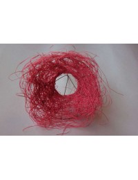 Каркас для букета из ротанга розовый 15см, шт