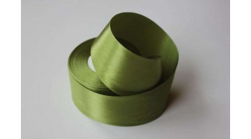 Атласная лента хаки, 50мм*23м