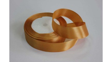 Атласная лента карамельная, 25мм*23м