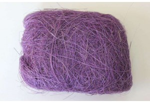 Сизалевое волокно фиолетовое, 40 г