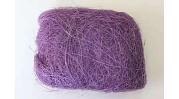 Сизалевое волокно фиолетовое, 40 г