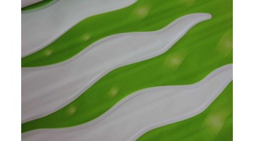 Плёнка с рисунком  Пламя NEW салатово-белая 70см х 8м, рулон