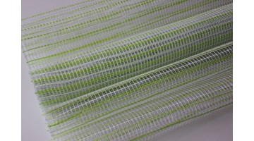 Сетка Акцент бело-салатовая 53см*6м, рулон