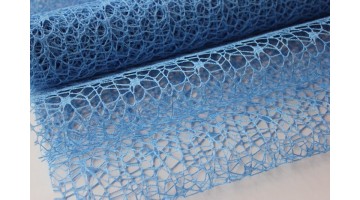 Сетка ажурная синяя 50см*4,5м, рулон