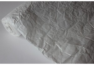 Жатая бумага эколюкс Астрид белая 70см х 5м, рулон