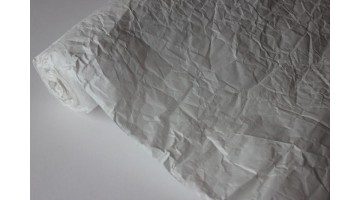 Жатая бумага эколюкс Астрид белая 70см х 5м, рулон