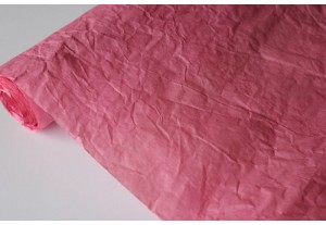 Жатая бумага эколюкс Астрид розовая 70см х 5м, рулон