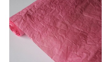 Жатая бумага эколюкс Астрид розовая 70см х 5м, рулон