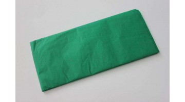 Бумага тишью 50*66см зелёная, 10 листов