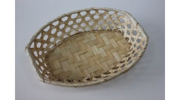 Сухарница бамбук D 18/25 H 6см, шт