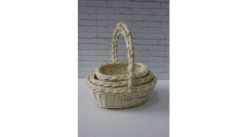 Корзина плетёная (бол) D-16/21см H-21см, шт